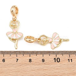 Legierung Emaille europäische baumeln Charms&nbsp;AL-CBAC2D3-18G