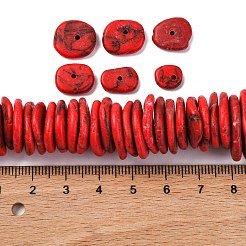 Tiras de cuentas de turquesa sintética graduadas&nbsp;G-A237-01H