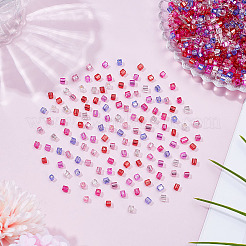 1500pcs 6 fäbige Glas Saatperlen&nbsp;SEED-ME0001-14A