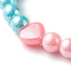 Set di braccialetti elasticizzati con perline acriliche opache per bambini&nbsp;BJEW-JB06406