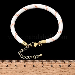 Realizzazione di braccialetti con cordino tondo intrecciato in poliestere&nbsp;FB-CBAEDA0-01G-26