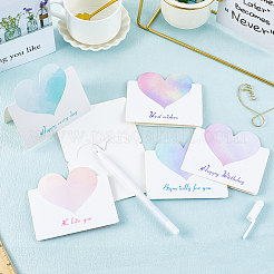 60 Stück Grußkarten aus Papier in 6 Farben&nbsp;DIY-GF0011-24