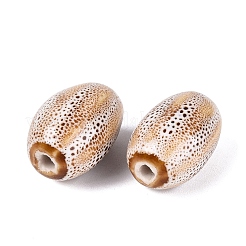 Perles de porcelaine vintage faites à la main&nbsp;PORC-Q006-10B