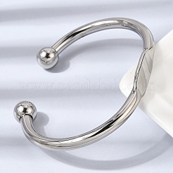 Brazaletes de acero inoxidable 304&nbsp;BJEW-D408-31P