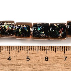 Handgefertigte Stränge aus dichroitischen Folienglasperlen&nbsp;DICH-U001-09C