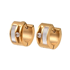 Ohrringe aus Edelstahl 304 mit Zirkonia für Damen&nbsp;SA-CBAF36C-01G