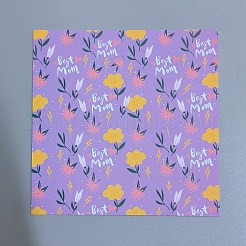12 feuille de papier carré décoratif pour scrapbooking&nbsp;AJEW-WH20033-039C