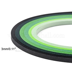 6 colori quilling strisce di carta&nbsp;DIY-J001-3mm-A04