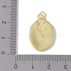 Pendentifs avec zircon cubiques à micro-pavés en laiton&nbsp;KK-E110-09G