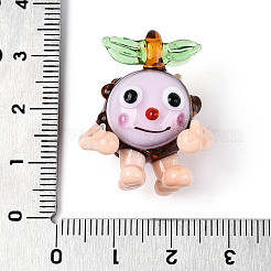 Pendentifs vernissées manuelles&nbsp;LAMP-T025-07M