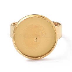 Ionenplattierung (IP) verstellbare Fingerringkomponenten aus Edelstahl 304&nbsp;STAS-P291-01D-G