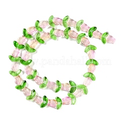 Hilos de cuentas de vidrio transparente&nbsp;GLAA-K070-02B