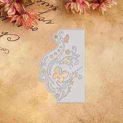 Blumenmuster Kohlenstoffstahl Schneidwerkzeuge Schablonen&nbsp;DIY-WH0170-010