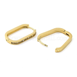 Orecchini a cerchio in acciaio inossidabile 304 con strass&nbsp;EJEW-G364-10G