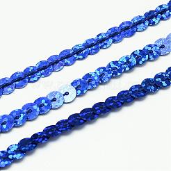 Perle di paillette in plastica ecologica&nbsp;PVC-Q087-6mm-M11