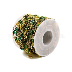 Catene a maglie tonde piatte in ottone fatte a mano&nbsp;CHC-M022-03G