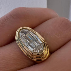 Fingerringe aus Legierung und Kristallstrass&nbsp;WGB94FD-01