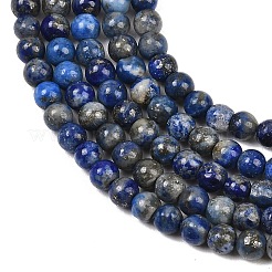 Natürliche Lapislazuli runde Perlen Stränge&nbsp;G-I181-09-4mm