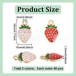 80 pièces 2 couleurs pendentifs en alliage plaqué or clair&nbsp;ENAM-HY0001-49