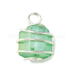 5 pieza de colgante de cuarzo natural galvanizado&nbsp;PALLOY-JF03148