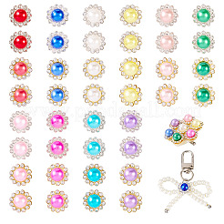200 Stück 20 Farben Legierung Strass Cabochons&nbsp;FIND-TA0006-32