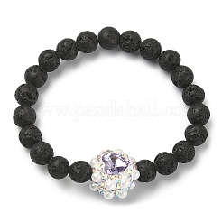 Bracciale elasticizzato con perline&nbsp;BJEW-JB09500
