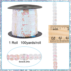 1 Rolle glitzerndes PVC-Paillettenband&nbsp;OCOR-SP0001-02D