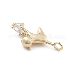 Pendentifs avec zircon cubiques à micro-pavés en laiton&nbsp;LS-KK-M306-06G-07