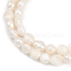 Brins de perles de culture d'eau douce naturelles&nbsp;PEAR-P064-20L-01A