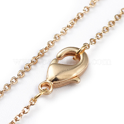 Collares colgantes de latón chapado en oro real de 18k&nbsp;NJEW-JN02421-01
