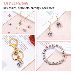 120 Stück Strass-Tonpflasterperlen&nbsp;CLAY-FH0001-27A