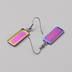 Orecchini pendenti in acciaio inossidabile 304&nbsp;STAS-WH0016-66RC