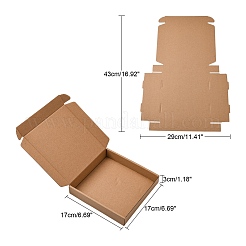 Caja plegable de papel kraft&nbsp;CON-F007-A10