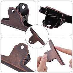 Clips de bouledogue de fer&nbsp;AJEW-CP0011-50R