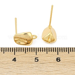 Messing Ohrstecker Zubehör&nbsp;LS-KK-Z099-03G