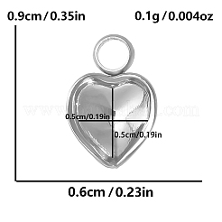 Cabochon-Fassungen für Anhänger aus Edelstahl 304&nbsp;PW-WG002AB-03