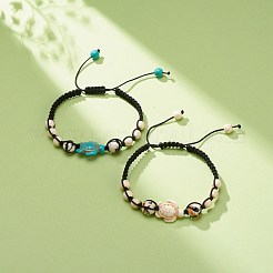 Ensemble de bracelets en perles tressées&nbsp;BJEW-JB08380