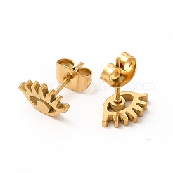 Halloween-Auge 304 Edelstahl Ohrstecker für Frauen&nbsp;EJEW-B019-02G