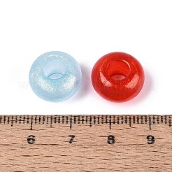 Transparentem Acryl europäischen Perlen&nbsp;OACR-Q200-18