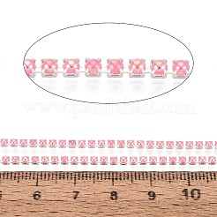 Cadenas de tenis de imitación de perlas de hierro y plástico ABS&nbsp;CH-Q006-01A-09