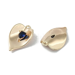 Pendentifs en laiton avec zircone cubique&nbsp;KK-H482-12G-02