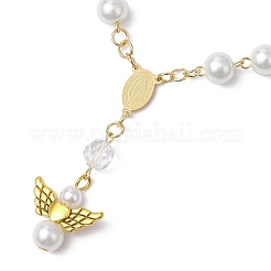 Pulseras de aleación con dijes de ángel de estilo tibetano&nbsp;BJEW-JB11775-03