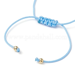 3 pz 3 stili regolabili set di bracciali con perline intrecciate per le donne&nbsp;BJEW-JB11164