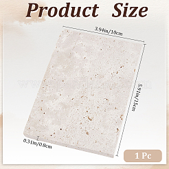 Socles d'affichage en travertin naturel&nbsp;DIY-WH20002-68B-01