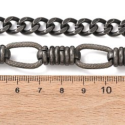 Collane vintage a catena mista in acciaio inossidabile 304&nbsp;NJEW-C115-06AS