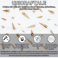 30 pz 6 stili 304 con 201 pendenti in acciaio inossidabile&nbsp;FIND-UN0004-30