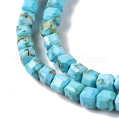Fili di perline howlite naturale&nbsp;G-H025-04B