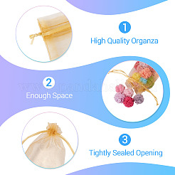 50 stücke organza taschen schmuck lagerung beutel hochzeit favor partei mesh kordelzug geschenk&nbsp;OP-TA0001-16C