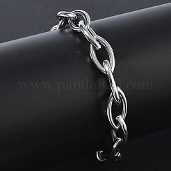 10 mm 304 Edelstahl-Armbänder mit Pferdeaugengliedern&nbsp;SA-CBA2696-27P