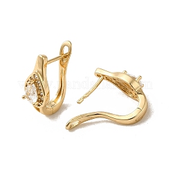 Boucles d'oreilles en laiton&nbsp;EJEW-L271-13KCG-10